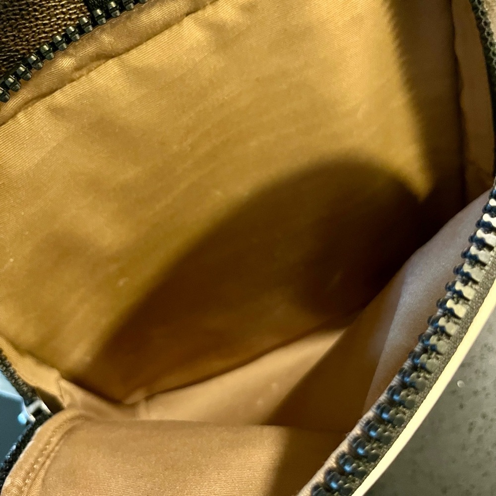 Coach Racer Backpack Blocked Signature Canvas - Picture 7 of 14